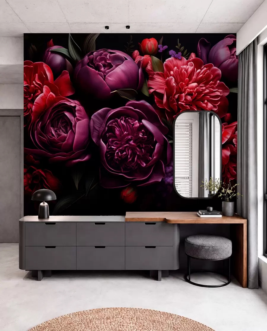 wall murals Пеониес w05513