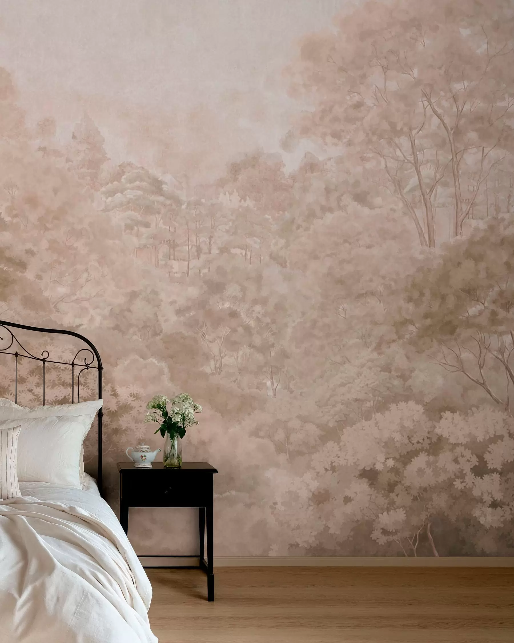 wall murals Šumski prizor u sepiji w05433v1