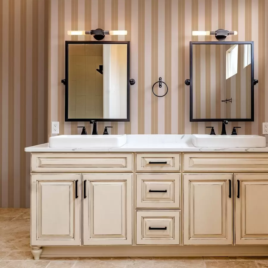 wall murals Беж и светло смеђе вертикалне пруге a01181v1