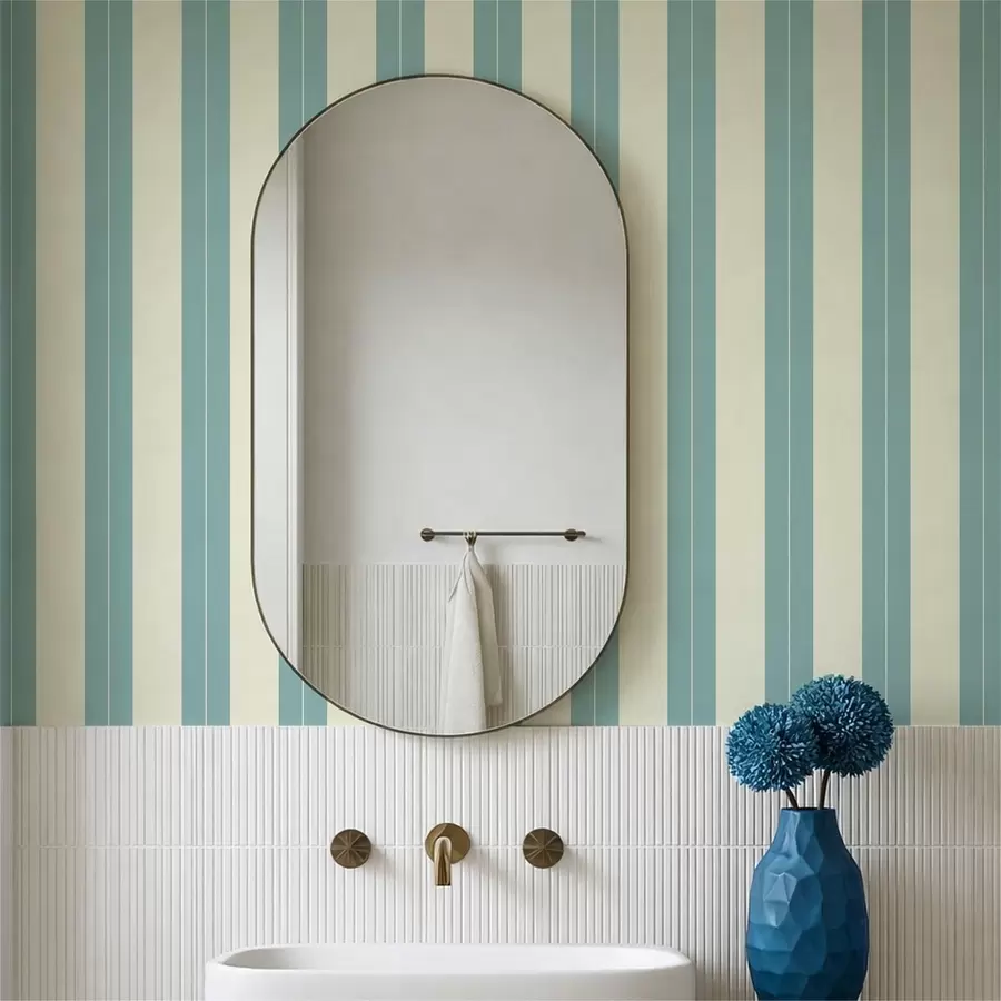 wall murals Плаве вертикалне пруге у минималистичком стилу a01181v5