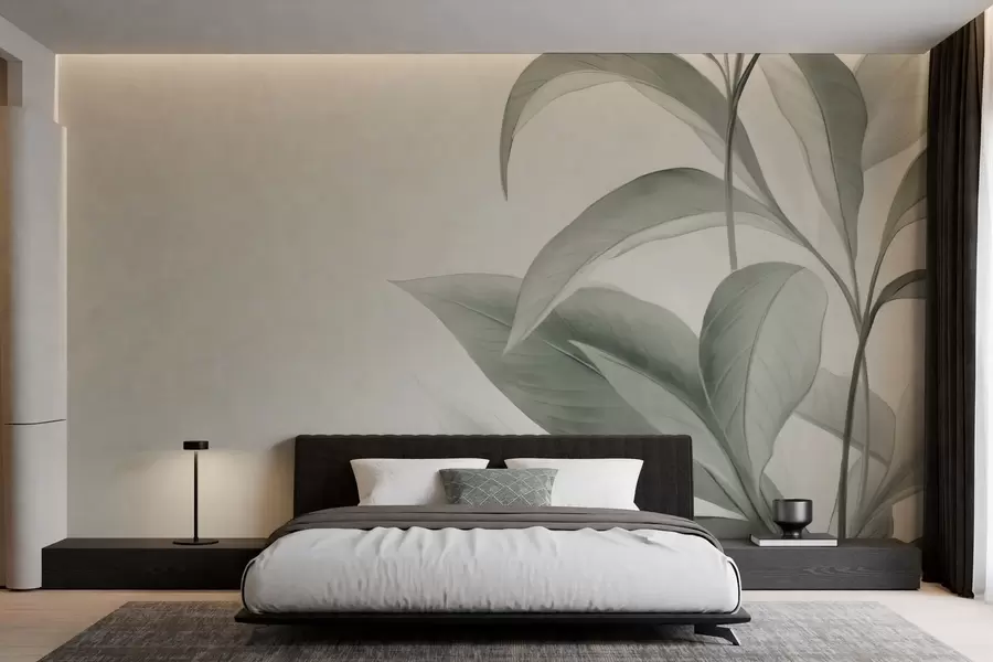 wall murals Листови нежне текстуре w05453