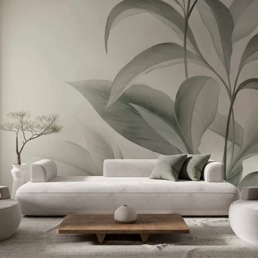 wall murals Листови нежне текстуре w05453