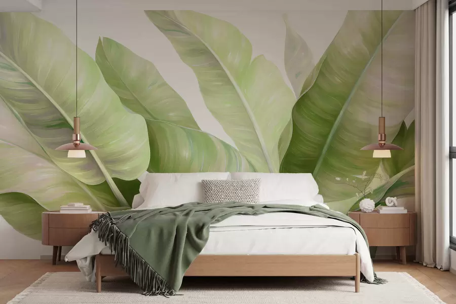 wall murals Велики листови банане w05499