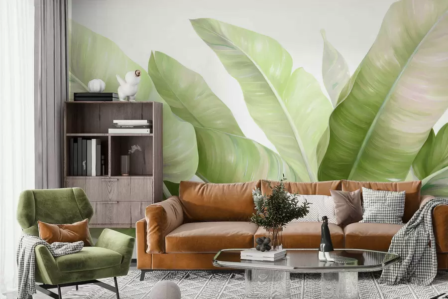 wall murals Велики листови банане w05499