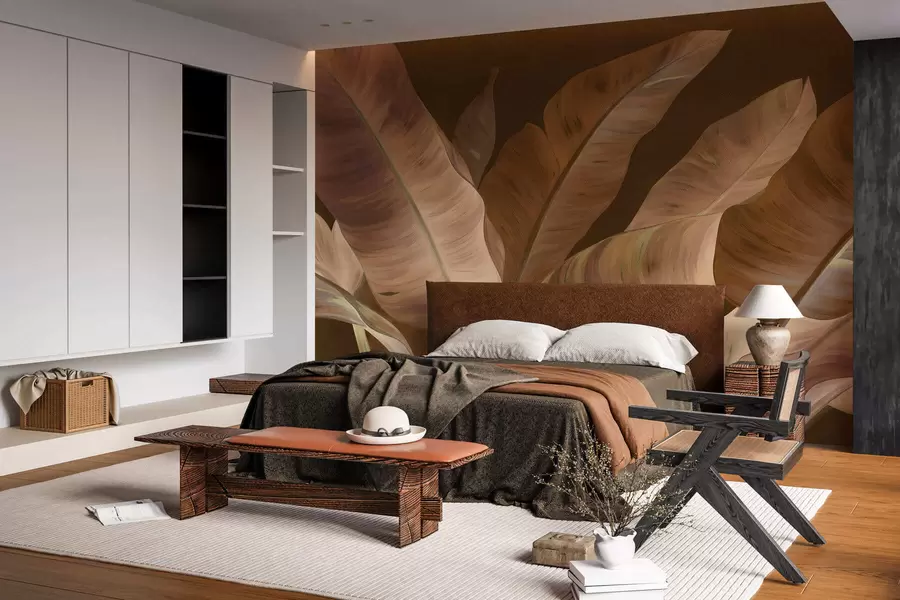 wall murals Велики листови банане w05499v2