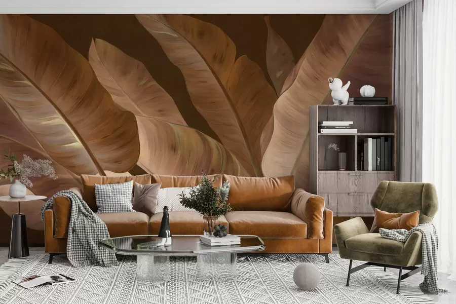 wall murals Велики листови банане w05499v2