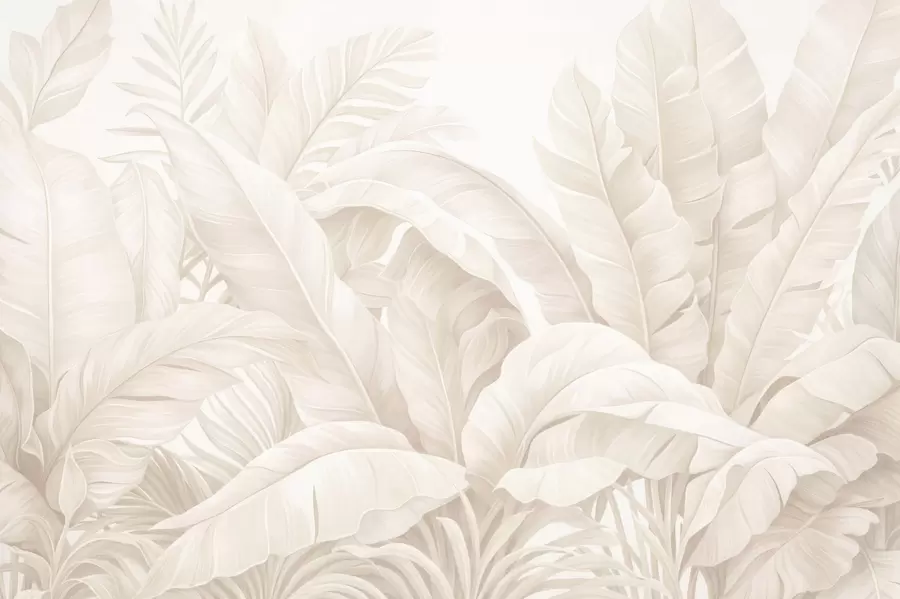 wall murals Винтажно тропско лишће w05518