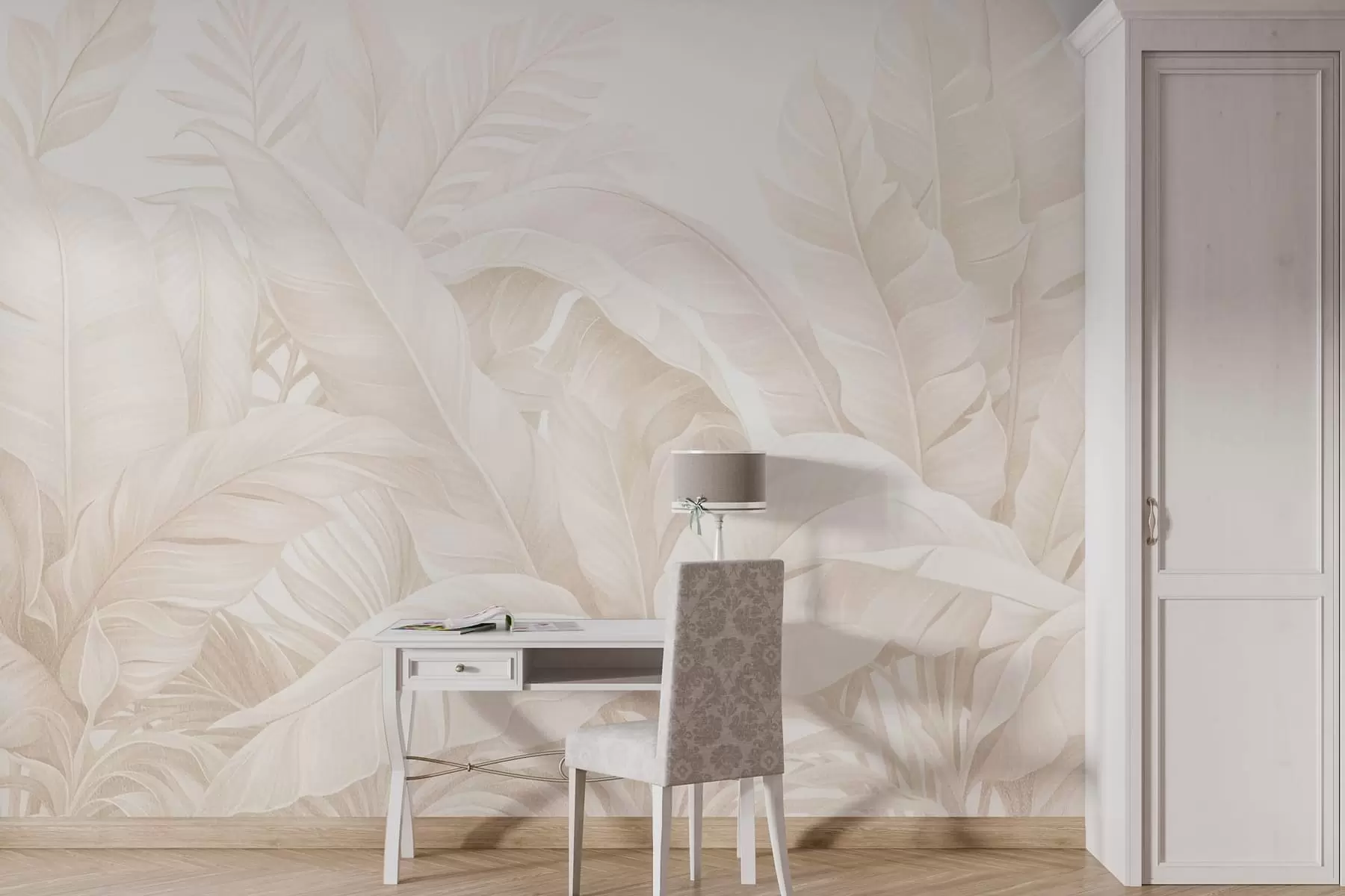 wall murals Винтажно тропско лишће w05518