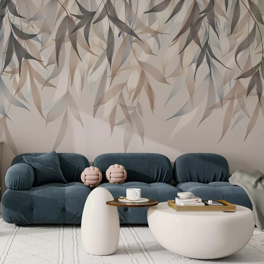 wall murals Висећи дуги листови w05523