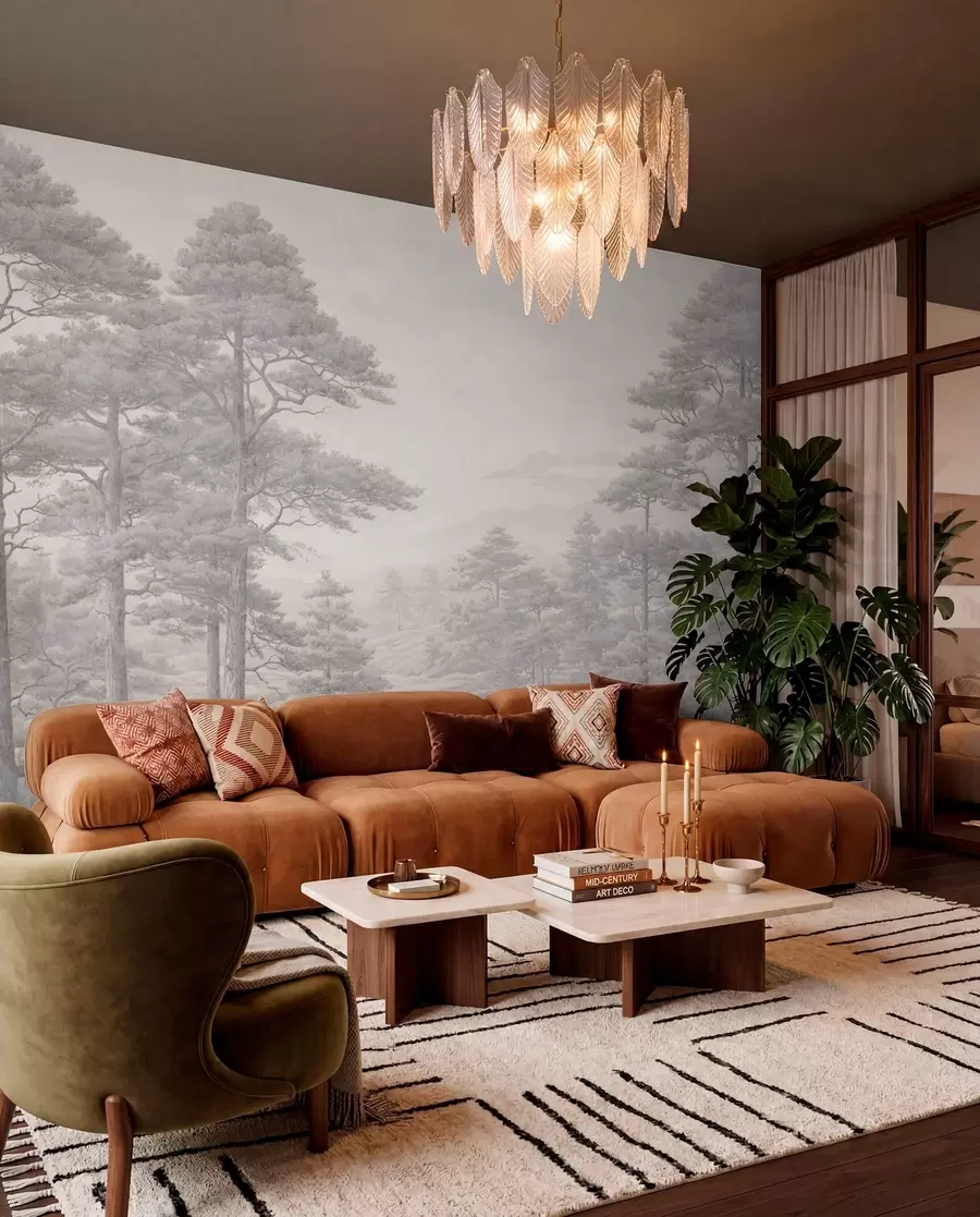 wall murals Винтажна шума w05524