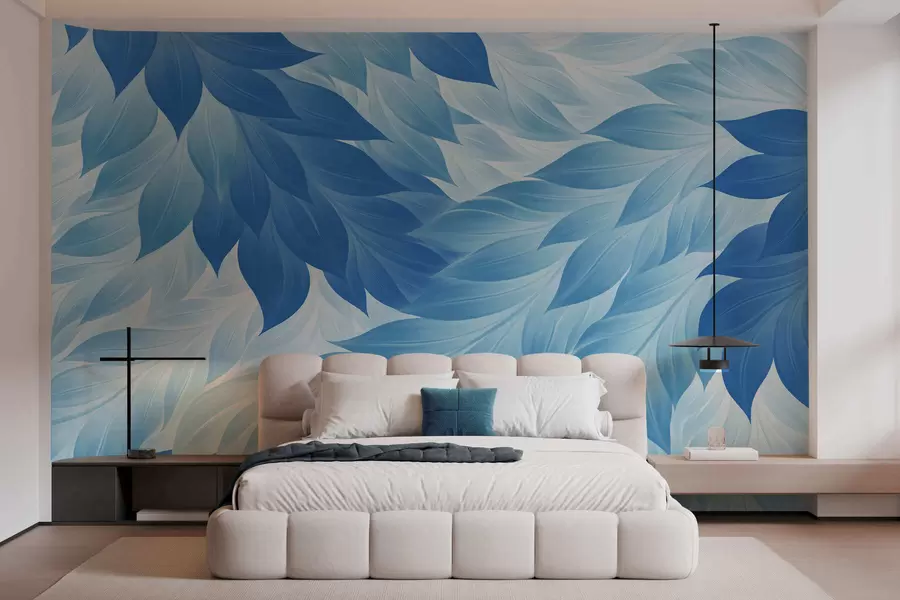wall murals Оштро апстрактно лишће w05531v2
