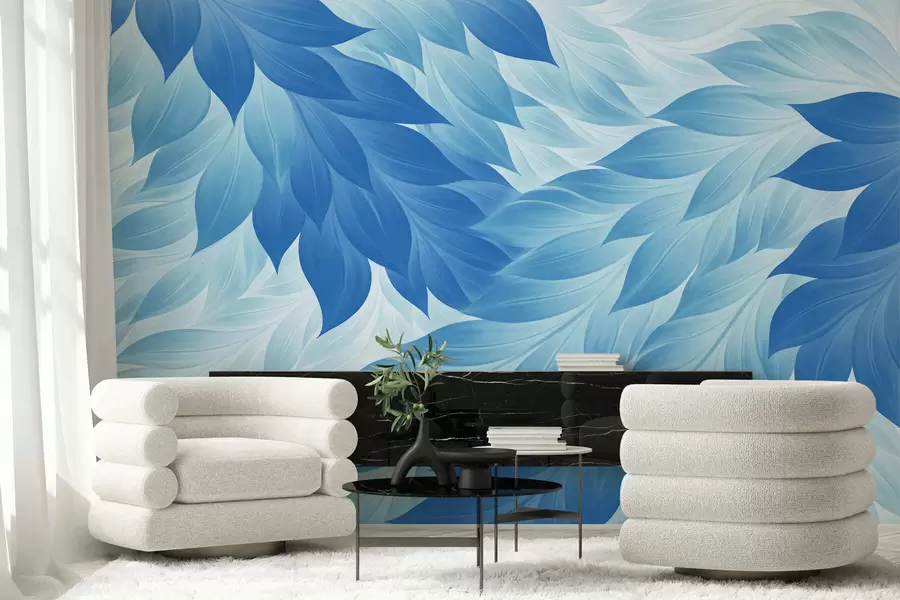 wall murals Оштро апстрактно лишће w05531v2