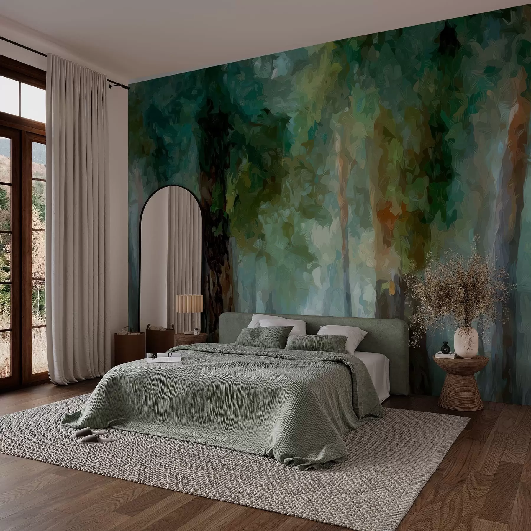 wall murals Листопадна шума w05508