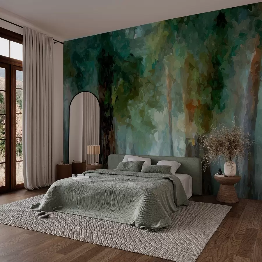 wall murals Листопадна шума w05508