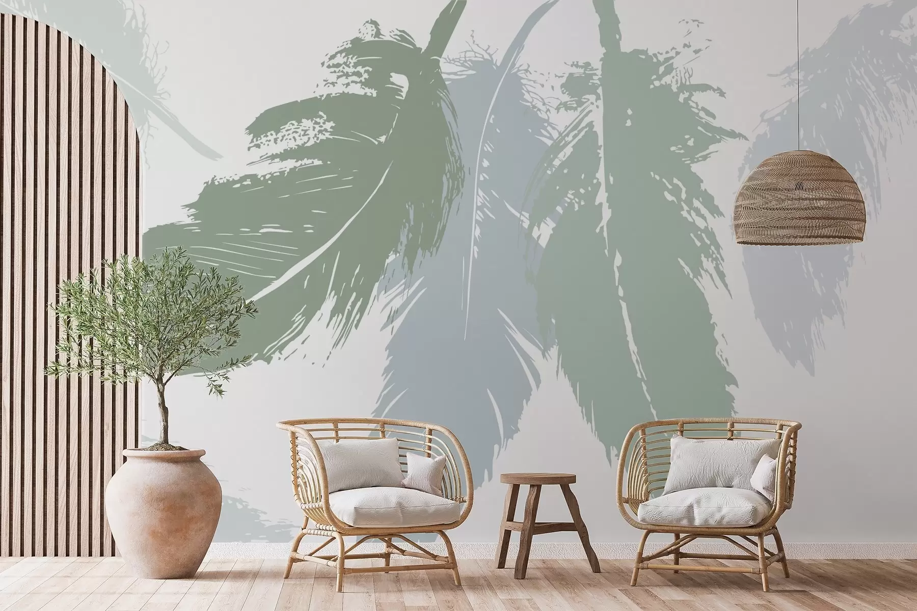 wall murals Перје w05549v1