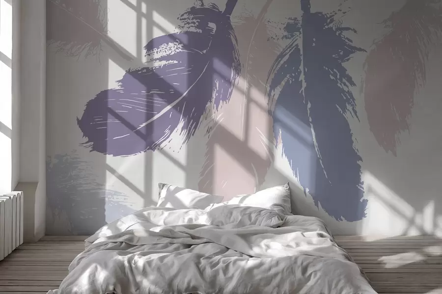 wall murals Перје w05549v2