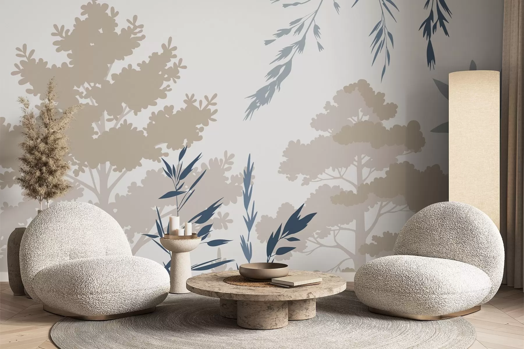 wall murals Дрвеће и траве w05551