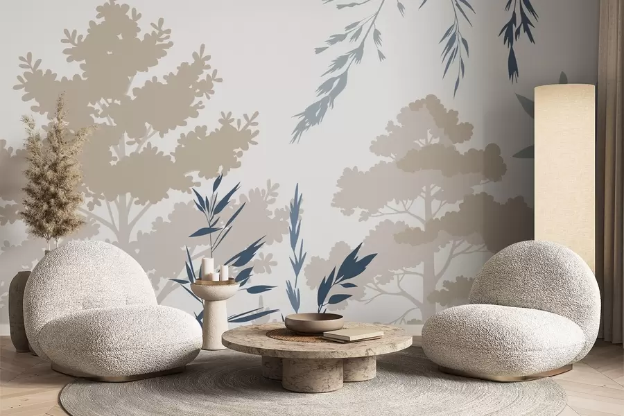 wall murals Дрвеће и траве w05551