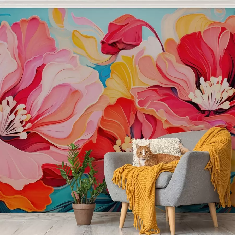 wall murals Фантазијско цвеће w05574