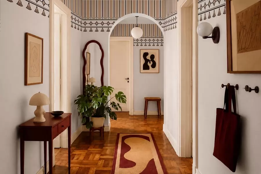 wall murals Украсна ивица у беж нијансама w05151