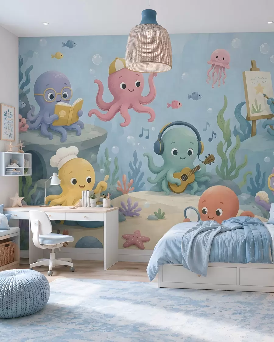 wall murals Klub kreativnih hobotnica w05568
