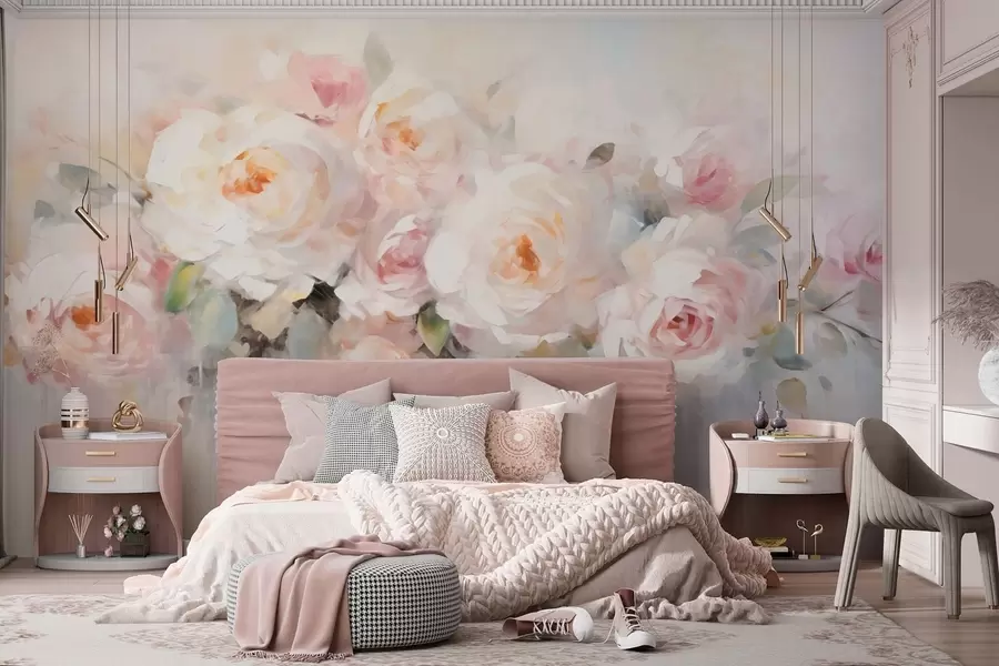 wall murals Класично цвеће, руже w05614