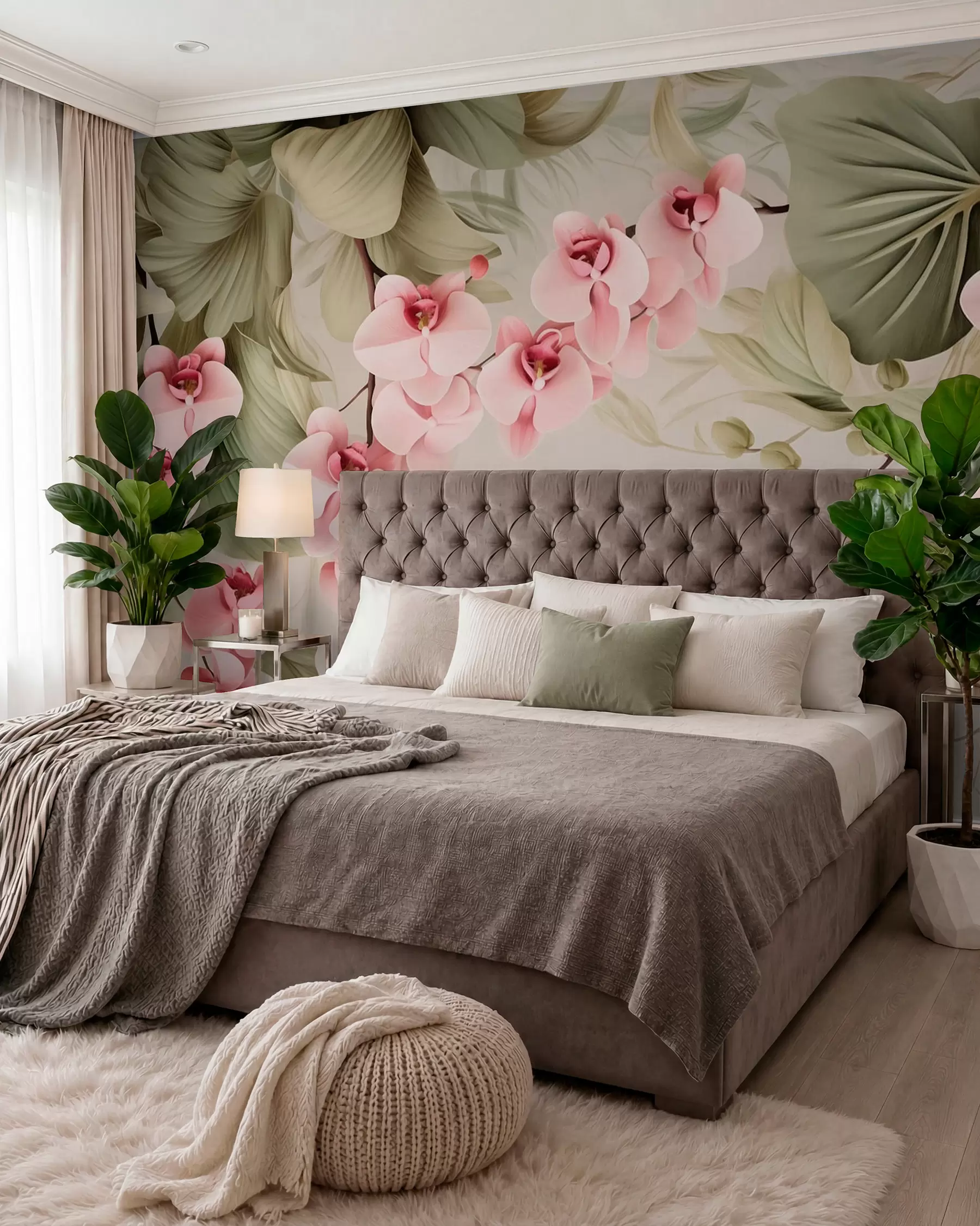 wall murals Орхидеје, висеће цвеће w05619