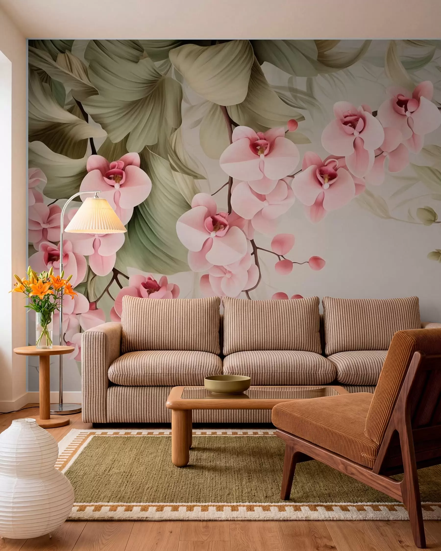 wall murals Орхидеје, висеће цвеће w05619