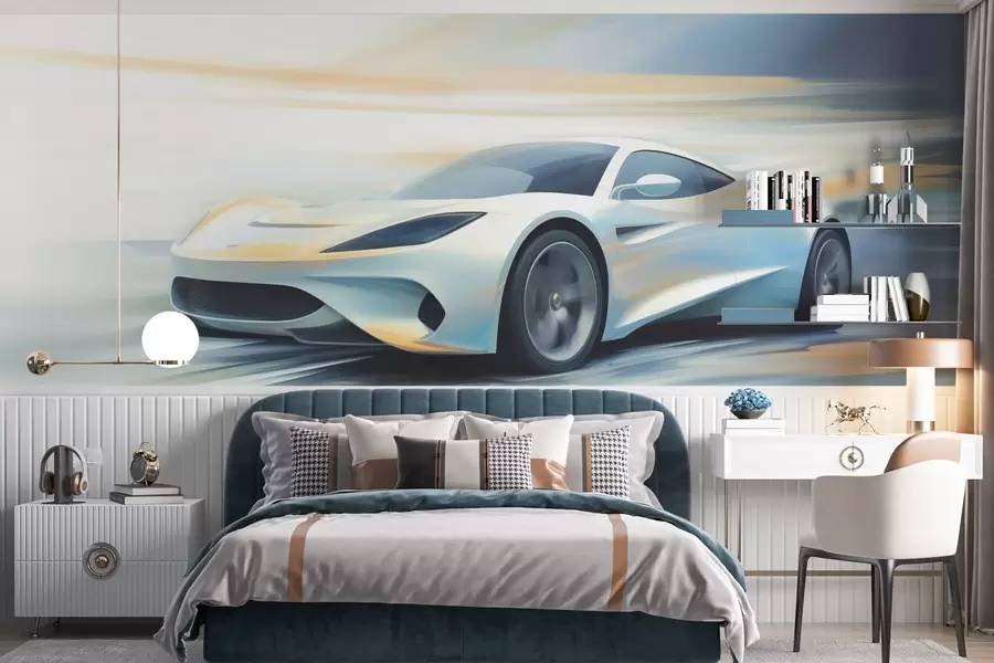 wall murals Апстрактни аутомобил w05636