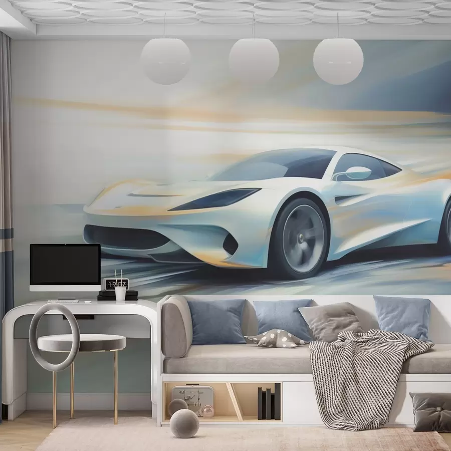 wall murals Апстрактни аутомобил w05636