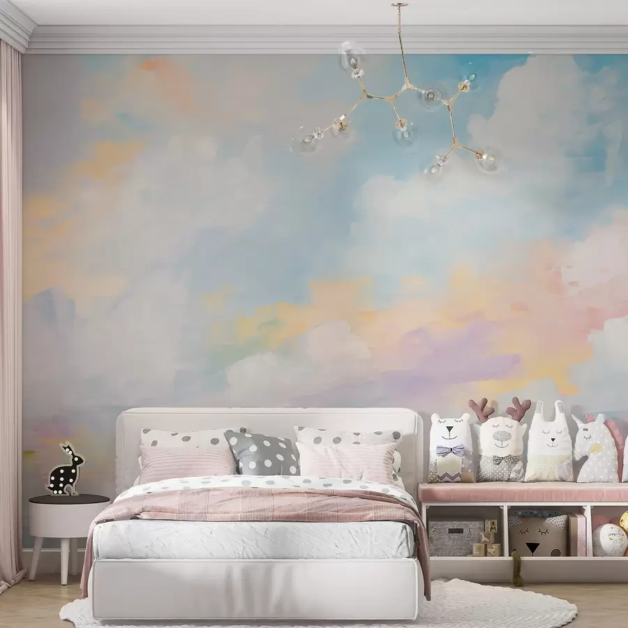 wall murals Апстрактна имитација неба у сликарству w05637