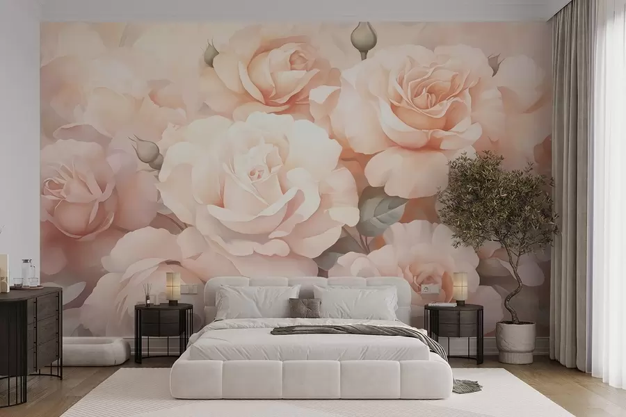 wall murals Апстрактне руже w05553