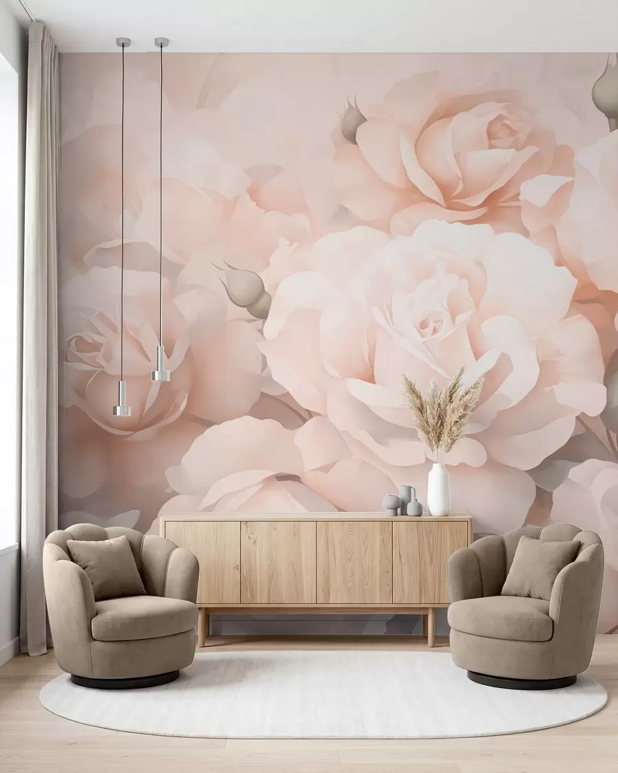 wall murals Апстрактне руже w05553