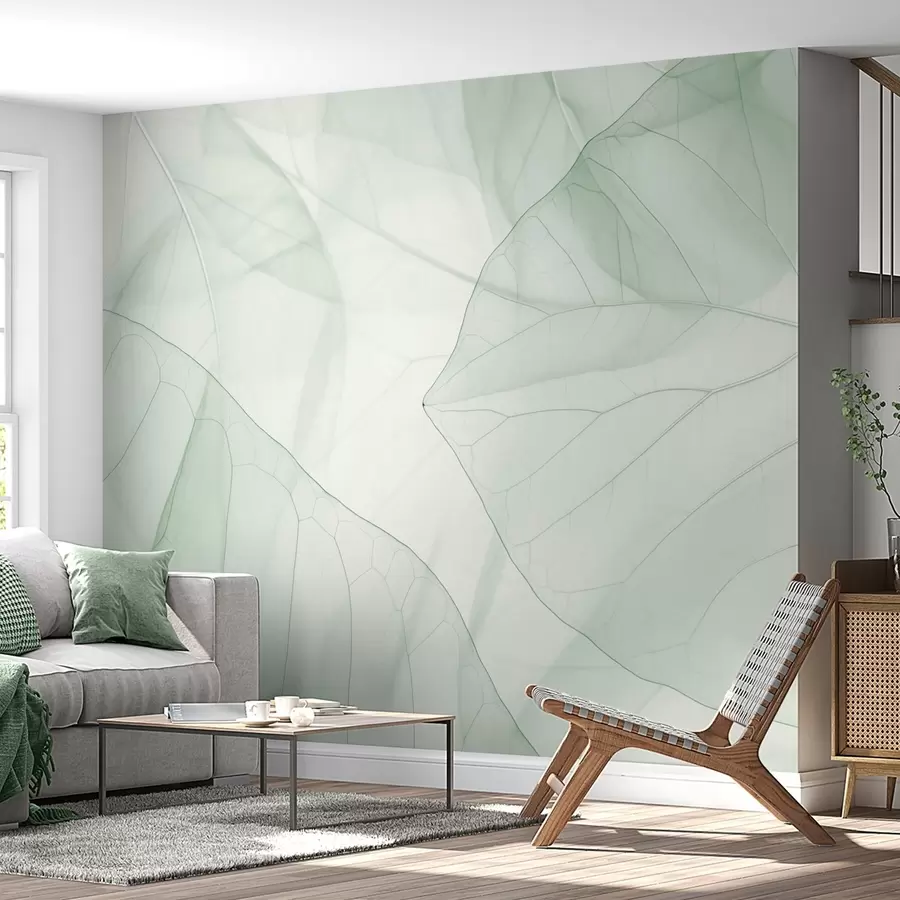 wall murals Апстрактне вене лишћа w05474