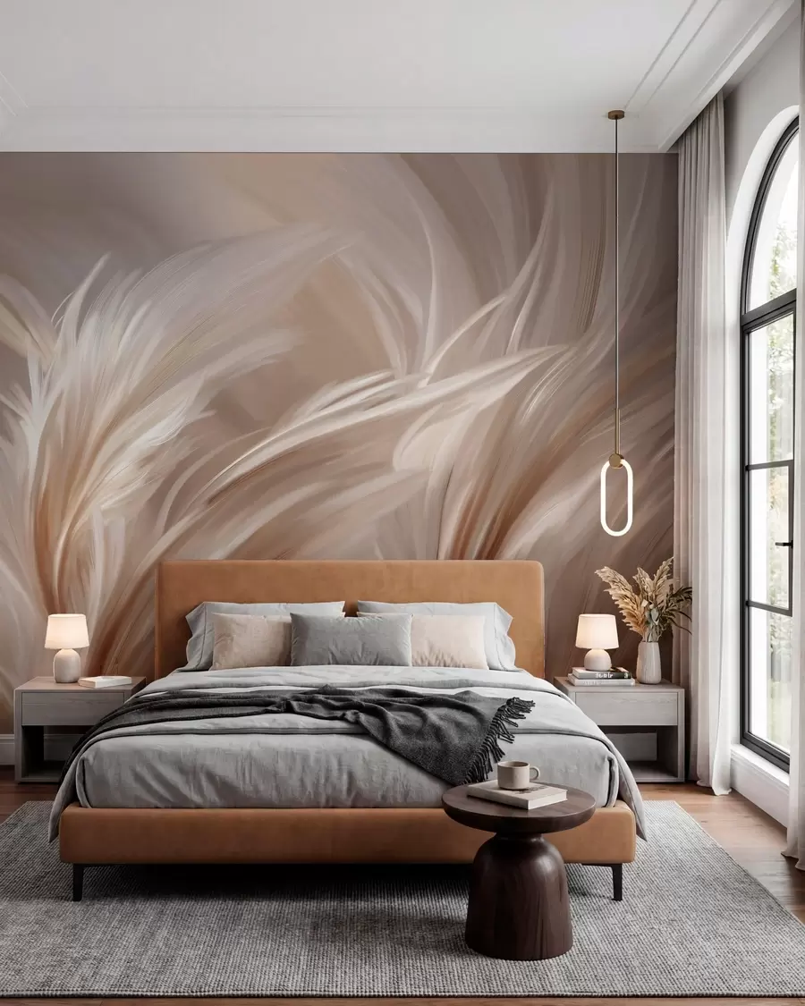 wall murals Perje u toploj svjetlosti w05658