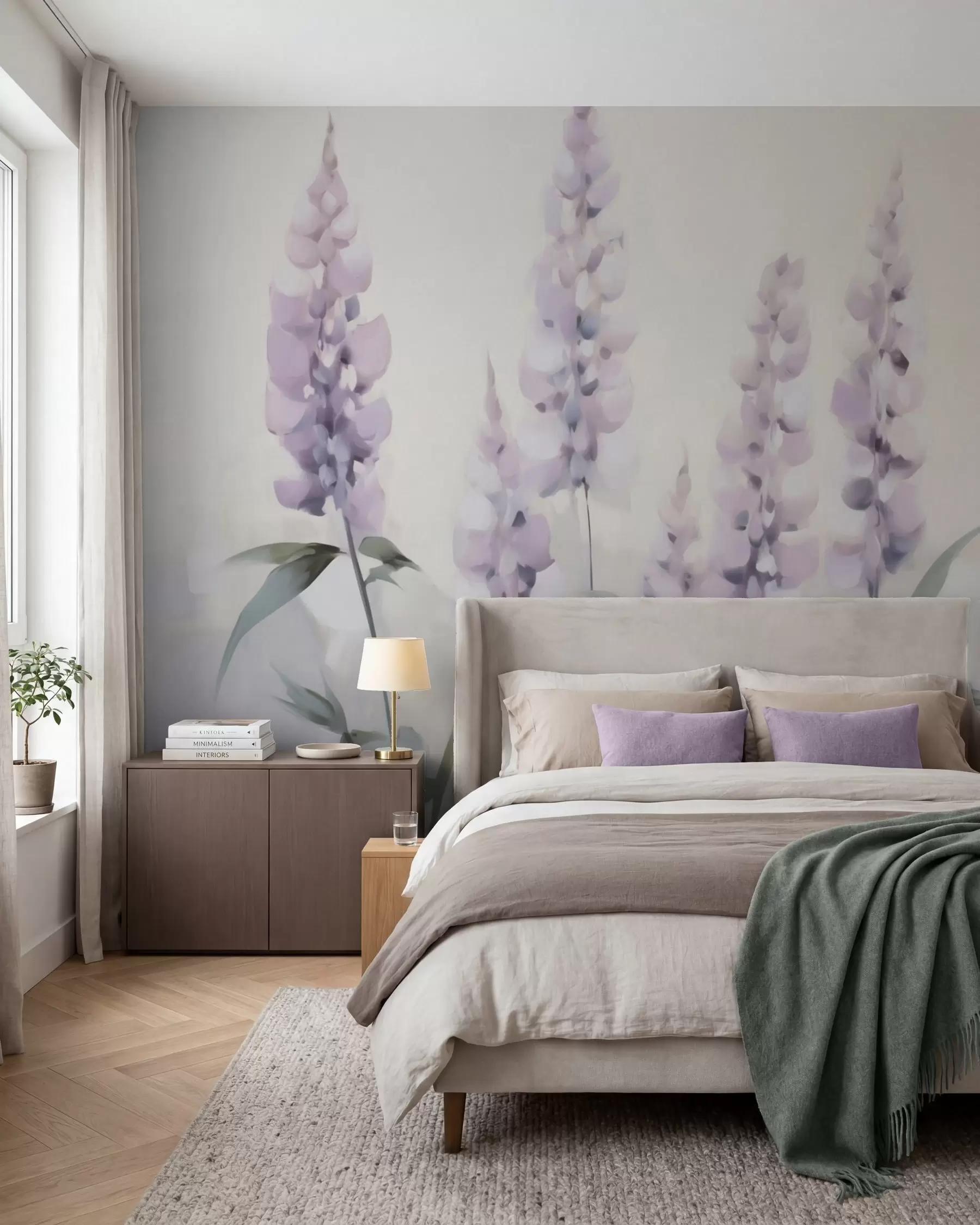 wall murals Апстрактно цвеће имитација слике w05661