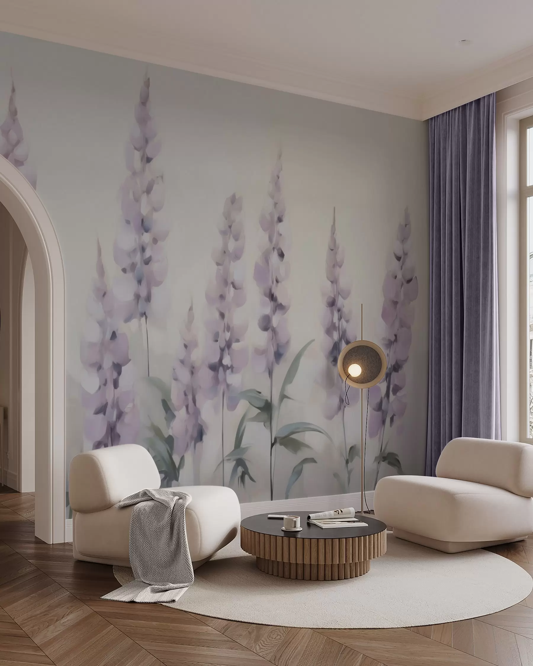 wall murals Апстрактно цвеће имитација слике w05661