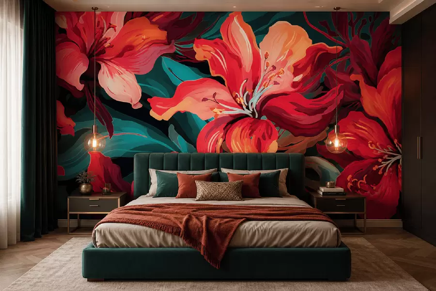 wall murals Љиљани w05675