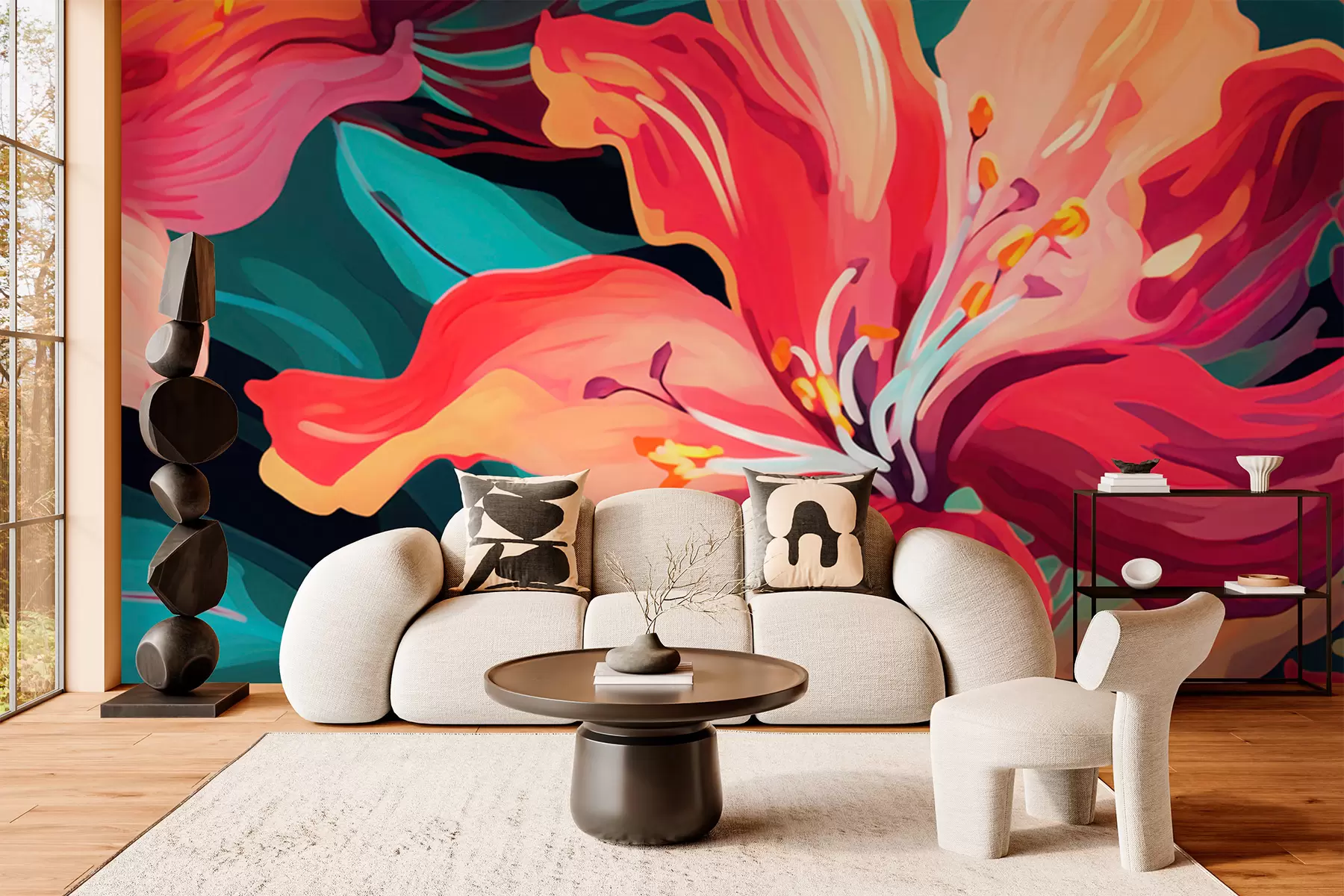 wall murals Љиљани w05675