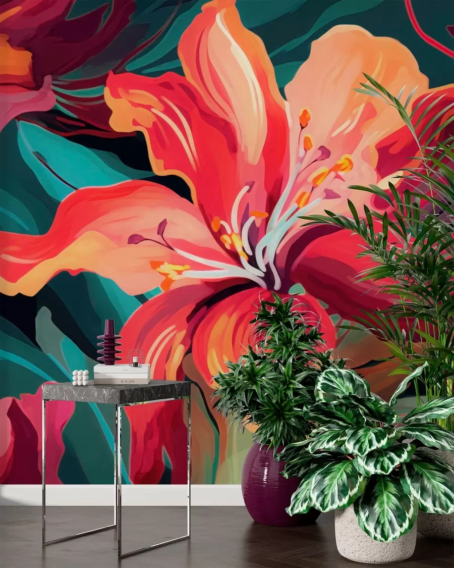 wall murals Љиљани w05675