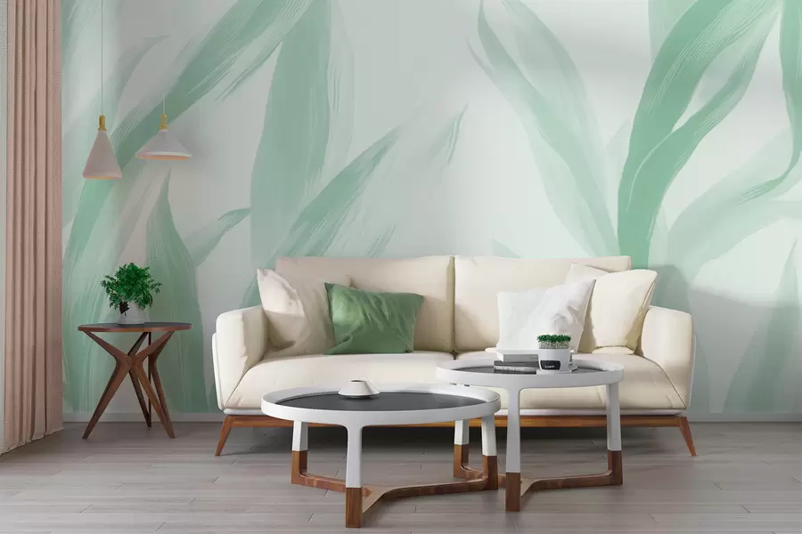 wall murals Шпиљасти листови w05680v2