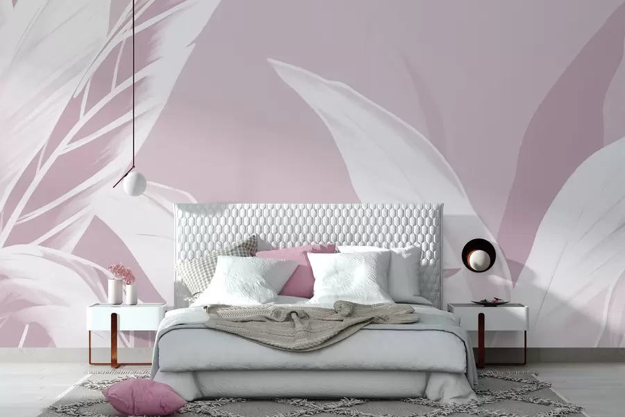 wall murals Дуги листови банане w05681v3