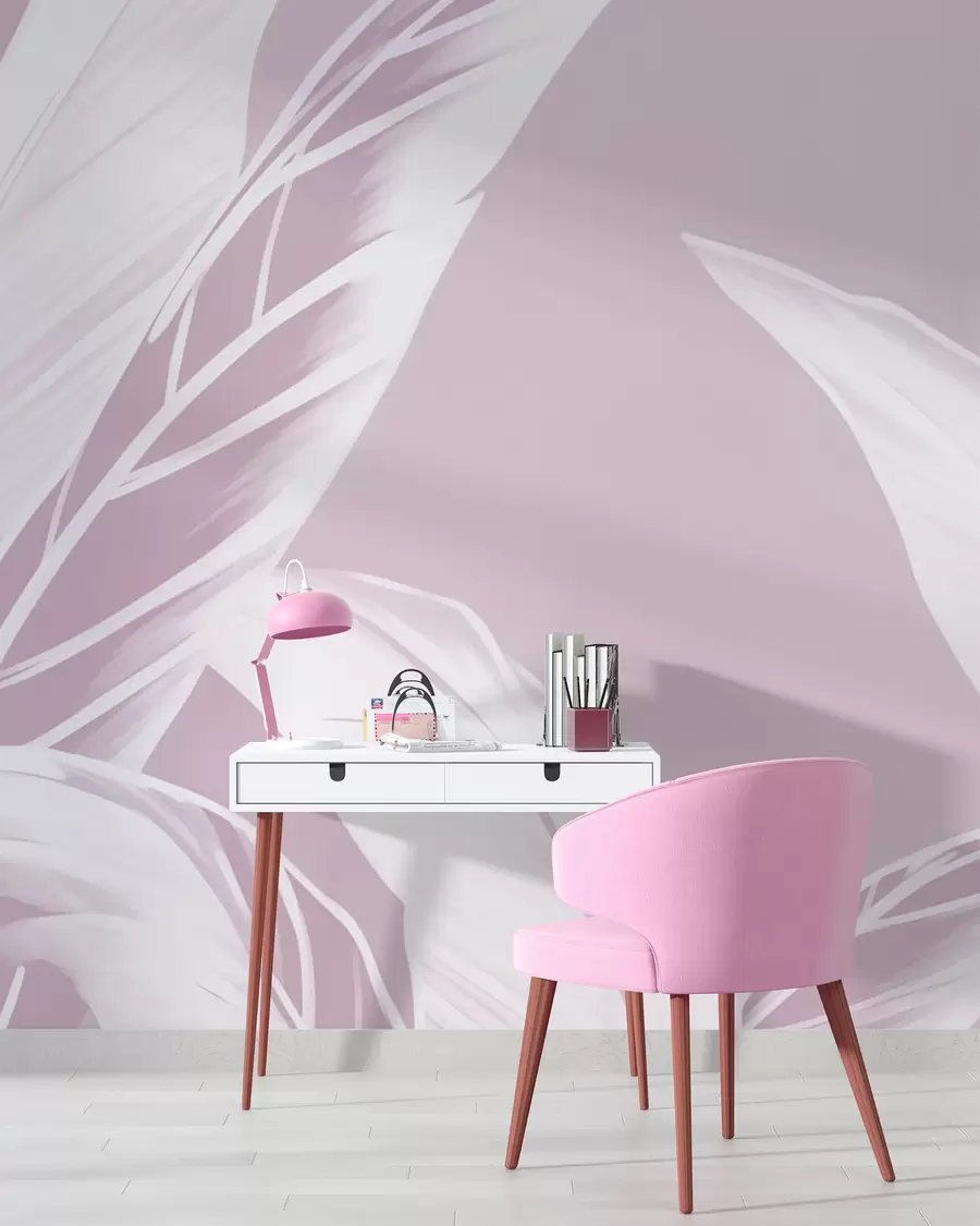 wall murals Дуги листови банане w05681v3
