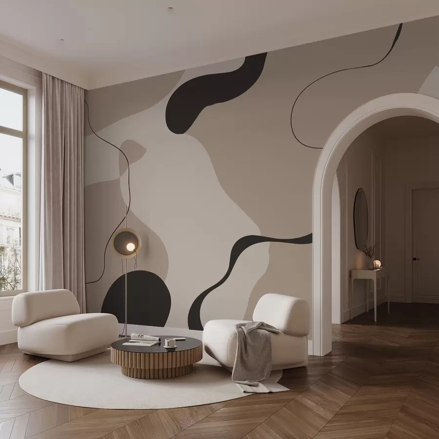 wall murals Апстрактна линија w05654