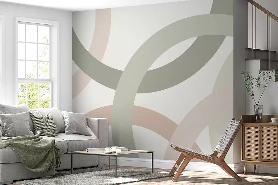 wall murals Апстракција са круговима w05709