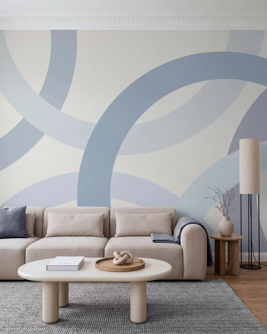 wall murals Апстракција са круговима w05709v1