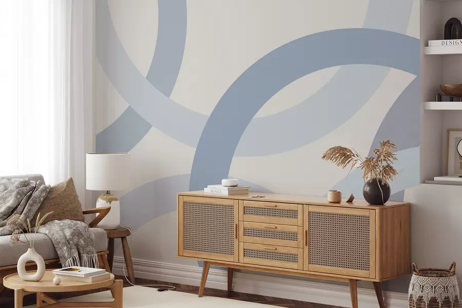 wall murals Апстракција са круговима w05709v1