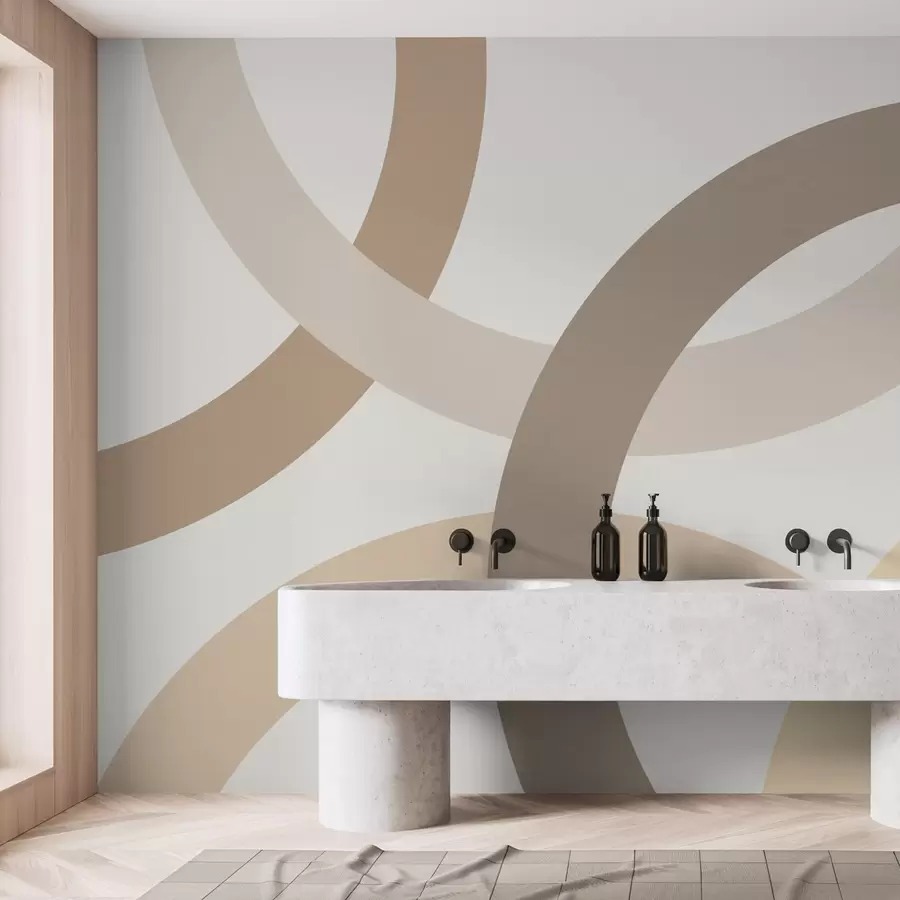 wall murals Апстракција са круговима w05709v2