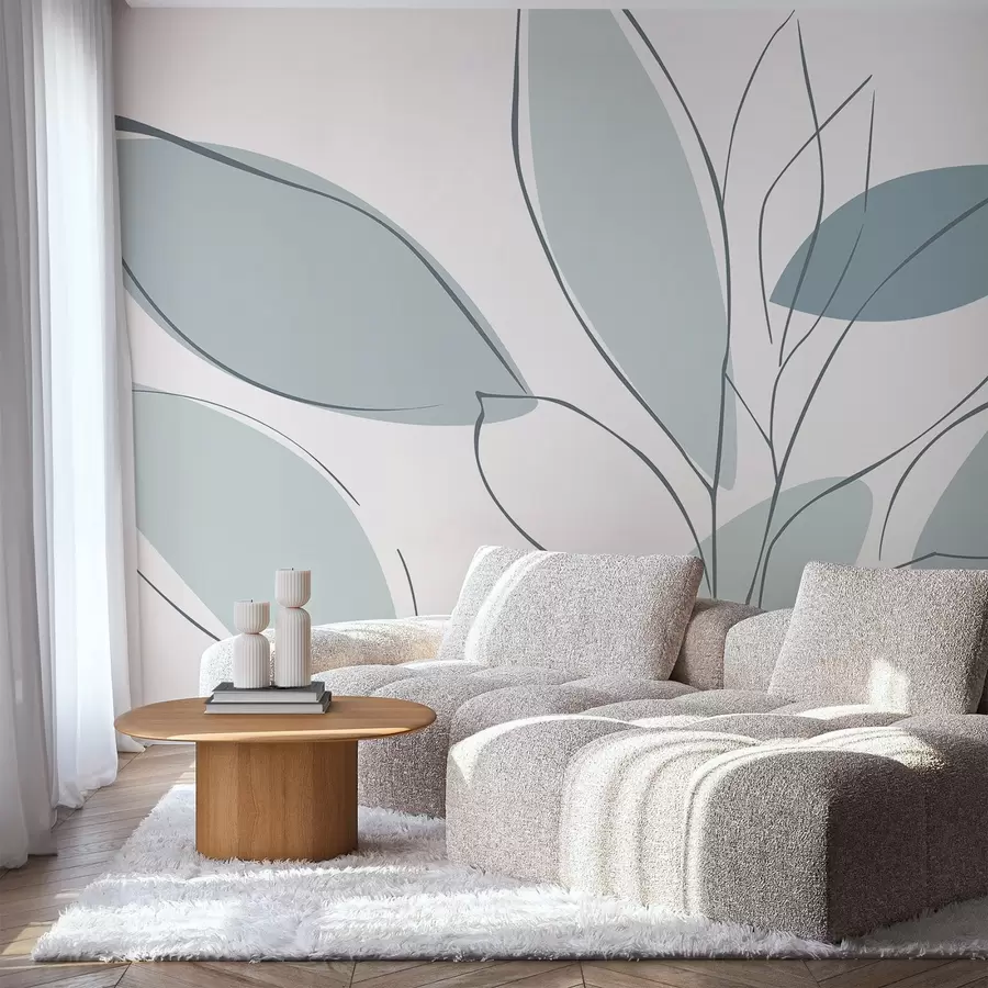 wall murals Апстрактни листови w05710v1