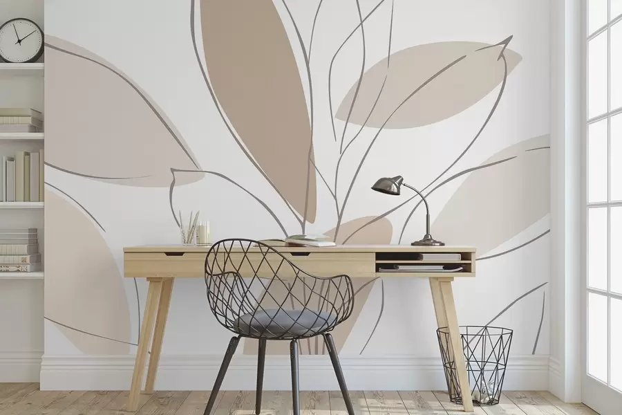 wall murals Апстрактни листови w05710v2